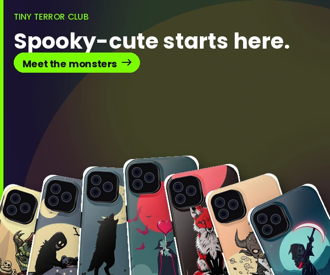 Tiny Terror Club: Spooky-cute cases for kids and tweens.